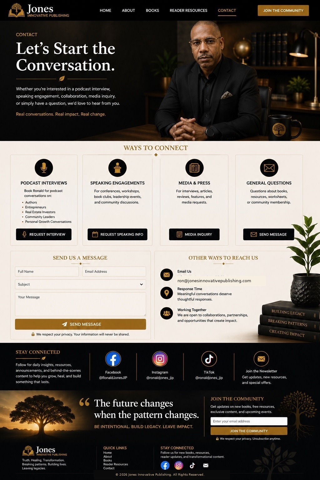 Contact | Jones Innovative Publishing